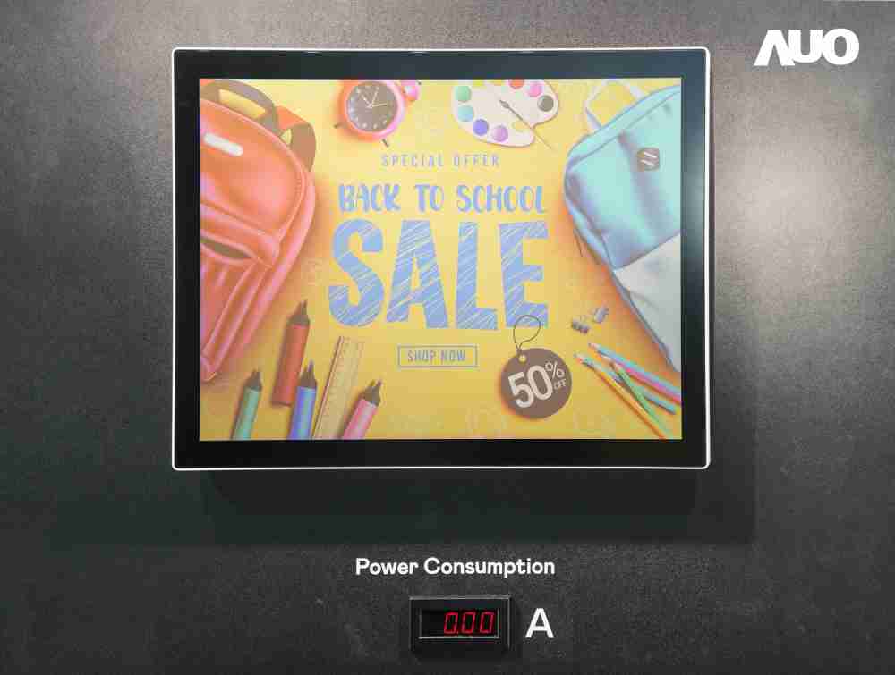 人生就是博展示胆固醇液晶超低耗能户外全彩显示器，，，，ChLC（胆固醇液晶）以双稳态技术使静态显示零功耗，，，具省电、、、、高彩度、、、、环保的特性，，还整合软硬件系统解决方案，，，可透过单一云端平台管理